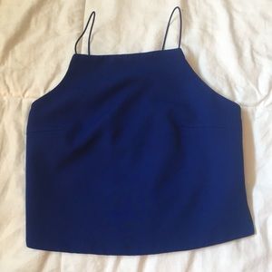 Open back crop top